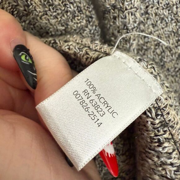 Christopher and Banks Women’s Large Marled Acrylic Sweater Cardigan - Picture 3 of 5